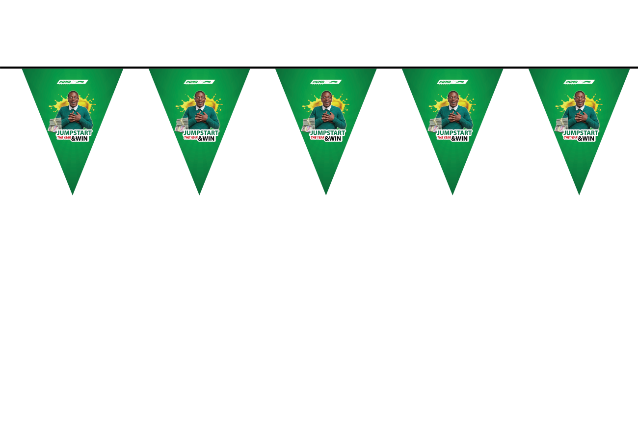 PUMA jumpstart triangle bunting